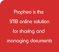 Propheo is the smb online solution for sharing and managing documents